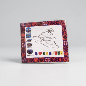 Imán de nevera artesanal con mapa de Kinnaur, recuerdo de viaje, imán decorativo para nevera para turistas, Montaña del Himalaya - Product Image 3