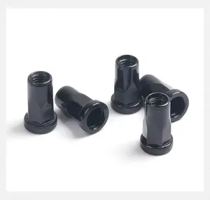 M4*3.0-15 Electroplated Black Zinc Round Head Half Hexagon Rivet Nut