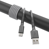 Cable USB con caja acrílica para teléfono móvil, cable usb de carga rápida de 3, 3 y 6 pies, 5V, 12V, venta al por mayor