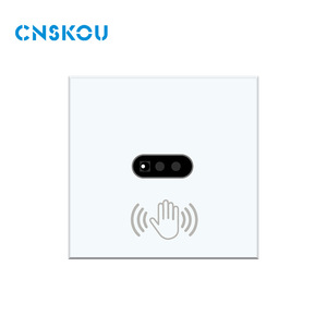 Cnskou Infrared Sensor <b>Switch</b> 220V Touchless Human Body Detection <b>Wall</b> Mounted Glass Panel For Home <b>Lighting</b> Control - Product Image 4
