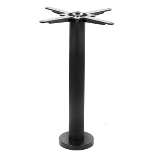 Chuangdi A-028 base de table de fixation avec couvercle pieds métalliques en fer meubles