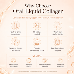Complément alimentaire en marque privée OEM ODM, collagène en peptides, liquide oral, vitamine C, astaxanthine pour l'éclat de la peau, anti-âge, élasticité de la peau - Product Image 6