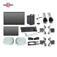 Xinjintuo NOUVEAU Appareil d'alignement de roues 3D avec double écran LCD, positionnement par caméra haute précision, pour atelier de calibrage de roues et pneus