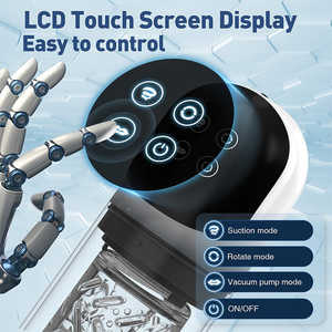 Estimulador de Pene Impermeable y Vibrador Automático con Rotación y Succión para Hombres con Lamedor de Lengua y Bomba para Pene - Product Image 4