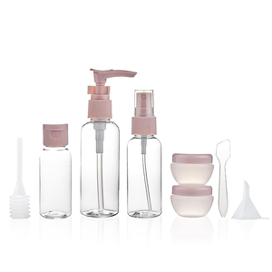 Travel Bottle Transparent Bottle Body PET <b>Spray</b> Compactempty Bottle Can Be Packaged Separately <b>Sunscreen</b> Lotion,face Cream - Product Image 1