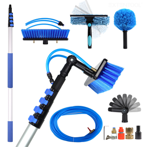 Kits de techo alto para Extentool, poste telescópico de alta resistencia, ventilador de techo de telaraña, plumero, escobilla de goma, cepillos de limpieza de ventanas - Product Image 2