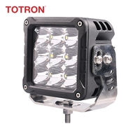 Faro LED Quadrato da 45W con Fascio Concentrato per Jeep 4X4 Fuoristrada Camion Moto