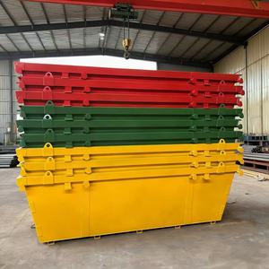 Sturdy Durable Metal Flat Pack Skip <strong>Bin</strong> 2-14 Cubic Meter CE Certified 1 Year Warranty Factory Direct Sales Waste <strong>Bin</strong> Dumpster - Product Image 5