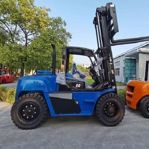 Chariot élévateur diesel direct d'usine 8ton CPCD80 avec la taille libre d'ascenseur de mât duplex Euro III en stock à - Product Image 1