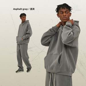 เสื้อฮู้ดดี้ผ้าฟลีซหนานุ่มคุณภาพสูง พิมพ์ลายตามสั่ง สำหรับฤดูใบไม้ร่วงและฤดูหนาว อุ่นสบาย ใส่ได้ทั้งชายและหญิง พรีเมียม ทรงโอเวอร์ไซส์ - Product Image 3