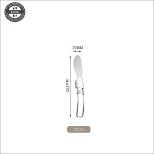 Posate da campeggio, posate portatili in acciaio inossidabile con forchetta, cucchiaio, coltello, posate da campeggio per eventi all'aperto e avventure - Product Image 2