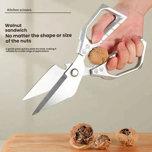 Ciseaux de cuisine multifonctionnels épaissis pour la maison, ciseaux robustes pour couper les os de poulet, ciseaux à tête large spécialisés pour couper les os - Product Image 5