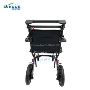 Nouveau produit, fauteuil roulant manuel pliable ultra-léger de haute qualité pour personnes handicapées et personnes âgées, pouvant être transporté en avion - Product Image 4