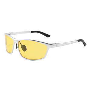 Gafas de visión nocturna polarizadas personalizadas para exteriores, gafas de conducción oscuras, gafas de sol de aleación de aluminio y magnesio para hombres - Product Image 2