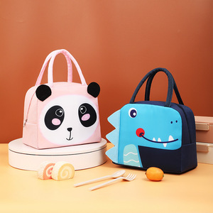 Bolsa refrigeradora de poliéster impermeable de la serie catiónica, bolsa aislante, cinturón aislante, fiambrera, bolsa Bento, almacenamiento de alimentos de hielo grueso - Product Image 3