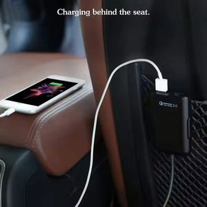 ที่ชาร์จในรถยนต์ 35W 4 พอร์ต USB 8A QC3.0 สายต่อ 1.8 ม. สำหรับที่นั่งด้านหน้าและด้านหลัง ชาร์จเร็วสำหรับโทรศัพท์มือถือในรถยนต์ - Product Image 6