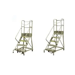 China Manufacturer Industrial Steel Rolling Scaffold Step Ladders RLC series