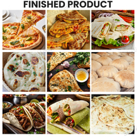 Pira Tortilla Pancake Machine Gaz Roti Libanais Manakish Bake Arabic Pita Tunnel Commercial Pita Pain Four