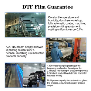 แผ่นฟิล์ม PET A3 A4 DTF แบบสองด้าน ลอกได้ทั้งแบบร้อนและเย็น ผิวด้าน สำหรับพิมพ์ลายลงบนเสื้อยืดด้วยหมึกอิงค์เจ็ท - Product Image 4