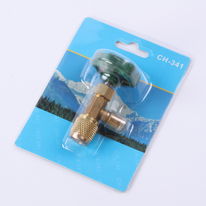 Robinet en laiton CT-339 CH-339 KQF-339 <span class=keywords><strong>R134</strong></span> pour <span class=keywords><strong>bouteille</strong></span> de réfrigérant R134a, ouvre-<span class=keywords><strong>bouteille</strong></span> R600 - Product Image 5