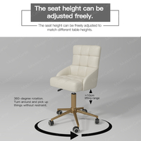 Madamcenter Royal Tabouret de salon de luxe Chaise selle ergonomique à hauteur réglable Chaises de barbier pour cosmétologues