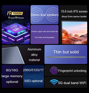 Intel-ordenador portátil Core i9 de 8. ª generación, 16GB, 32GB de RAM, Gen, para videojuegos - Product Image 4
