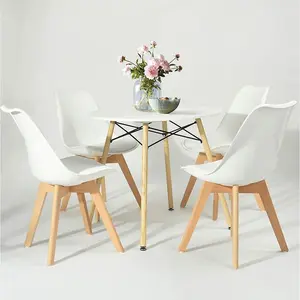 레스토랑 테이블 의자 야외 또는 실내 도매 저렴한 식당 플라스틱 나무 의자 상업 식당 의자 가구