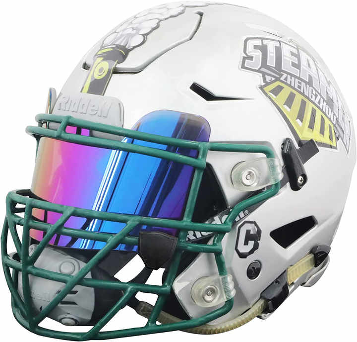 adult football helmet visor SHOC Zero G+ Designed to accommodate various adult/youth helmet brands and models GIKYTEC Football helmet visor Anti-Fog