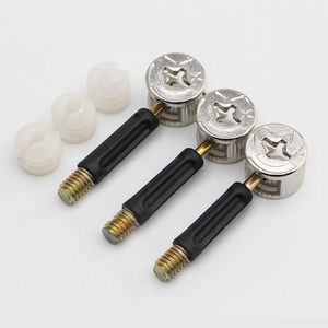 Conector de Muebles 3 en 1, Perno de Plástico, Conector Excéntrico de Aleación de Zinc y Carbono - Product Image 3