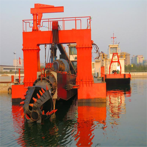 Professionelles Dieselmotor-Ankerverlegungsboot für Cutter-Saugbagger-Verbindung 180m/h Kapazität 2m Baggertiefe - Product Image 6