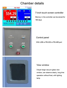 Cámara climática de ciclo de temperatura Cámara de prueba de temperatura y humedad constante Cámara de prueba ambiental de humedad - Product Image 2
