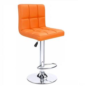 Moderno negro Pu cuero tapizado silla mostrador barato al por mayor Bar silla cocina Casino mostrador Bar silla taburete - Product Image 2