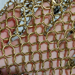 Maille métallique décorative flexible résistante à la corrosion, sur mesure, OEM, maille en acier inoxydable 316L pour usage maritime - Product Image 2