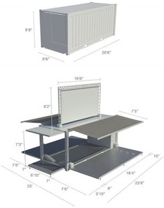 Casa Prefabbricata in Container con Terrazza, Ristorante in Container, Ristorante Prefabbricato in Container, Casetta Esterna per Ristorante - Product Image 2