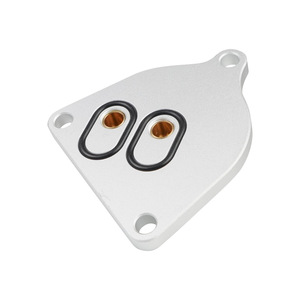 Conector para Cambio de Fluido de Transmisión, Placa de Aluminio con Accesorios de Latón de 9.7x10.3cm para Uso General - Product Image 3