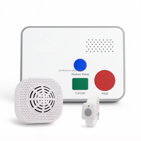 Système de sécurité domestique intelligent tout-en-un avec détection de fumée haute sensibilité 4G LTE pour les personnes âgées et les appels d'urgence SOS