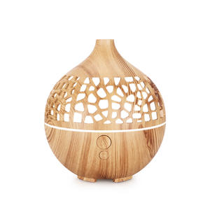 Difusor de aroma con diseño de madera, humidificador USB de 180 ml para uso en el hogar y la oficina con temporizador de 2 y 8 horas. - Product Image 1