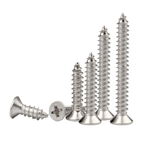 Bán Buôn 304 Thép Không Gỉ Tự Khai Thác Vít Chữ Thập Chìm Đầu Gỗ Vít Với Đầu Phẳng Kích Thước Tùy Chỉnh Cho Đồ Gỗ - Product Image 5