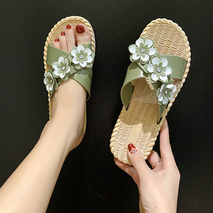 Sandalias Planas de Verano para Mujer, de Moda, Tejidas de PVC, con Lazo Cruzado, Estilo Casual, para Uso Exterior, con Nudo de Mariposa - Product Image 5