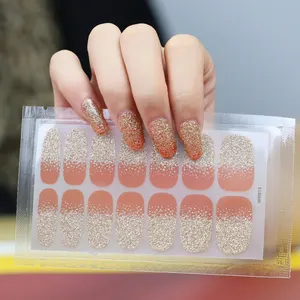 Della fabbrica del commercio all'ingrosso di personalizzazione di 3D diamante nail polish Sticker