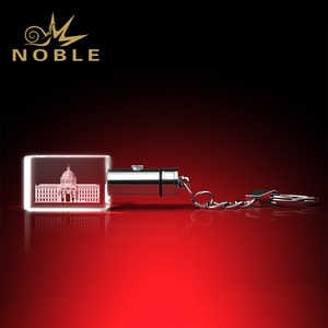 Llavero de Cristal Grabado con Diseño Personalizado, Hecho a Mano, con LED, del <span class=keywords><strong>Humboldt</strong></span> Forum de Berlín, Alemania - Product Image 2