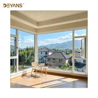 Ventana Panorámica de Aluminio para Piso, Estilo Moderno, para Villa Norteamericana