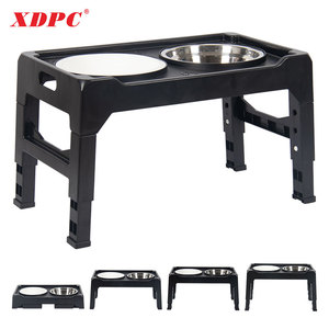 Suporte elevado XDPC para tigelas de água para comida de cachorro grande Suporte ajustável 4 Alturas - Product Image 2