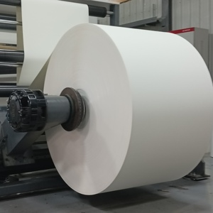 Rouleaux de papier enduit de PE pour gobelets en papier, 100% écologiques, en pâte de bois, imperméables aux aliments, matières premières, papiers en rouleaux enduits - Product Image 2