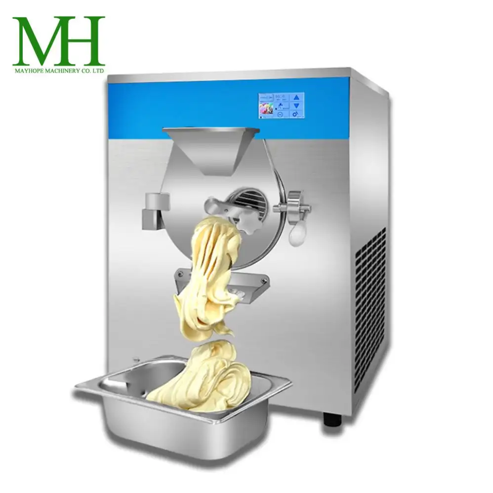 Machine à crème glacée molle congelée MK- 618DB Machine à crème glacée à 3 têtes Machine à crème glacée de comptoir