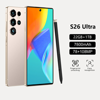 Smartphone S26 Ultra Original 22 Go + 1 To Android 14.0 5G & GSM – Téléphone Mobile de Jeu Intelligent à Succès Commercial