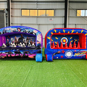 Area Giochi Gonfiabile per Bambini, Gioco Sportivo Indoor, Gioco di Tiro <span class=keywords><strong>Nerf</strong></span>, Popolare Chateau Gonflable per Feste - Product Image 4