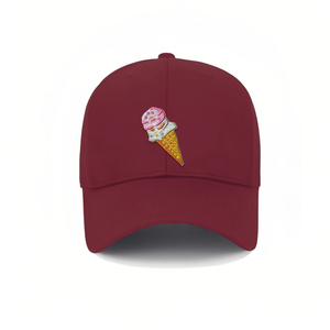 Street Style Themed Ice Cream Patch Hat pour l'utilisation des vêtements - Product Image 3