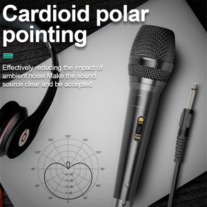 Micrófono Dinámico con Cable Profesional CB1 para Karaoke, Micrófono con Reducción Inteligente de Ruido - Product Image 6