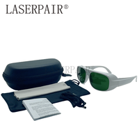 Lunettes de sécurité laser à fibre industrielle 800-1100 nm OD7+ haute puissance pour soudeuse laser portative
